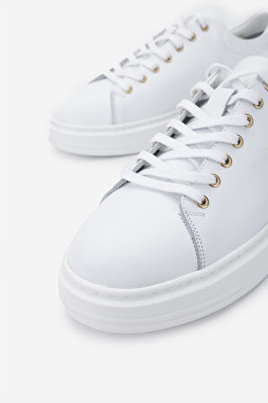 Valmenti Erkek Hakiki Deri Beyaz Sneakers & Spor Ayakkabı 352 21223 ERK AYK SK24-25 BEYAZ NAPPA