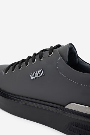 Valmenti Erkek Hakiki Deri Gri Sneakers & Spor Ayakkabı 352 21223 ERK AYK SK24-25 GRI MAT