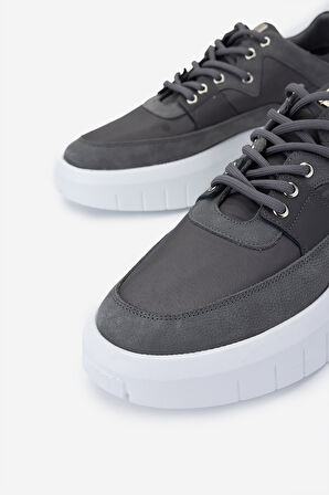 Valmenti Erkek Hakiki Deri Sneakers & Spor Ayakkabı 352 21271 ERK AYK SK24-25 GRI/K.GRI