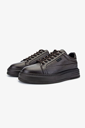 Valmenti Erkek Hakiki Deri Kahverengi Sneakers & Spor Ayakkabı 352 21348 ERK AYK SK24-25 KAHVE FLTR