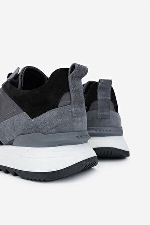 Valmenti Erkek Hakiki Deri Sneakers & Spor Ayakkabı 352 21362 ERK AYK SK24-25 GRI/SYH KMBN