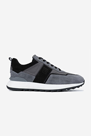 Valmenti Erkek Hakiki Deri Sneakers & Spor Ayakkabı 352 21362 ERK AYK SK24-25 GRI/SYH KMBN