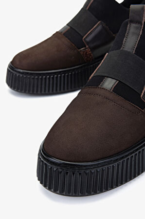 Valmenti Erkek Hakiki Deri Kahverengi Sneakers & Spor Ayakkabı 352 21403 ERK AYK SK24-25 KAHVE