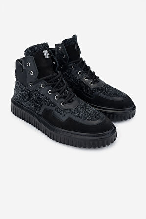 Valmenti Erkek Hakiki Deri Siyah Casual Bot 352 21568 ERK BOT SK24-25 SIYAH KMBN