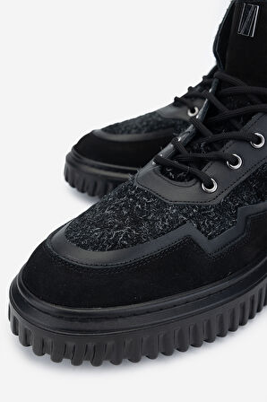 Valmenti Erkek Hakiki Deri Siyah Casual Bot 352 21568 ERK BOT SK24-25 SIYAH KMBN