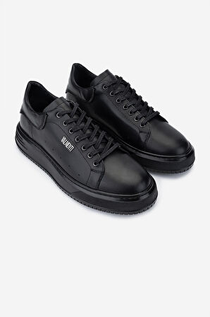 Valmenti Erkek Hakiki Deri Siyah Sneakers & Spor Ayakkabı 352 21094 ERK AYK SK24-25 SIYAH NAPPA