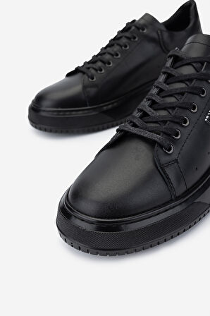 Valmenti Erkek Hakiki Deri Siyah Sneakers & Spor Ayakkabı 352 21094 ERK AYK SK24-25 SIYAH NAPPA