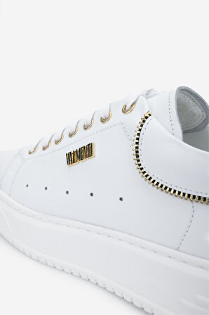 Valmenti Erkek Hakiki Deri Beyaz Sneakers & Spor Ayakkabı 352 21094 ERK AYK SK24-25 BEYAZ NAPPA