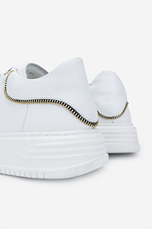 Valmenti Erkek Hakiki Deri Beyaz Sneakers & Spor Ayakkabı 352 21094 ERK AYK SK24-25 BEYAZ NAPPA