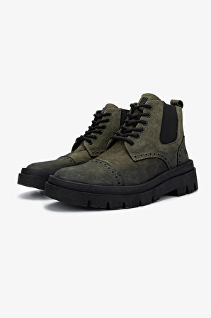 Valmenti Erkek Hakiki Deri Casual Bot 352 21611 ERK BOT SK24-25 HAKI FNSJ