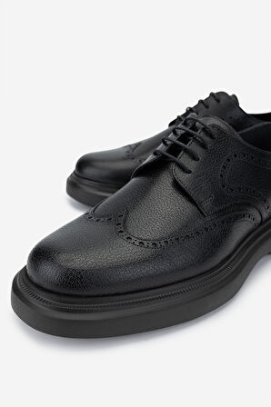 Valmenti Erkek Hakiki Deri Siyah Casual Ayakkabı 183 30462 ERK AYK SK24-25 SIYAH