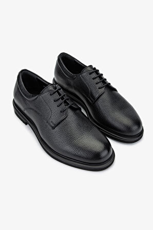 Valmenti Erkek Hakiki Deri Siyah Floter Klasik Ayakkabı 183 30154 ERK AYK SK24-25 SIYAH FLTR