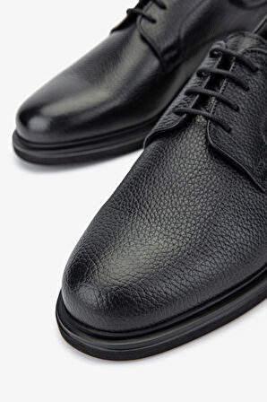 Valmenti Erkek Hakiki Deri Siyah Floter Klasik Ayakkabı 183 30154 ERK AYK SK24-25 SIYAH FLTR