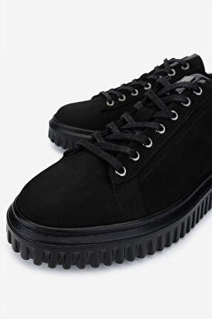 Valmenti Erkek Hakiki Deri Sneakers & Spor Ayakkabı 352 21233 ERK AYK SK24-25 SIYAH NBK/RGN