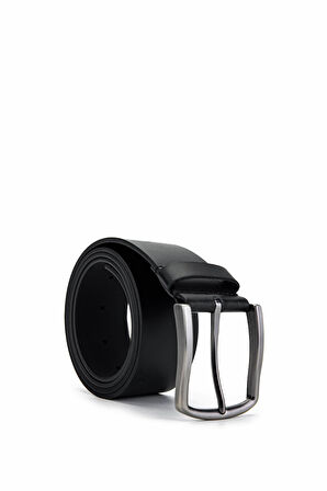 Tamer Tanca Erkek Hakiki Deri Siyah Spor Kemer 1041 4500 ERK KEMER Y24 SIYAH