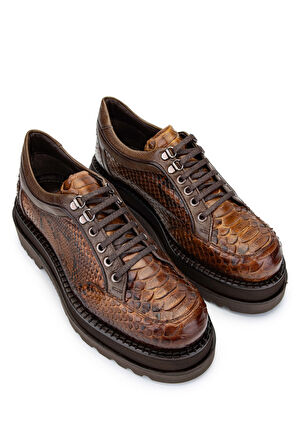 Tamer Tanca Erkek Hakiki Deri Kahverengi Casual Ayakkabı 771 99346 ERK AYK SK24-25 CEVIZ YLN