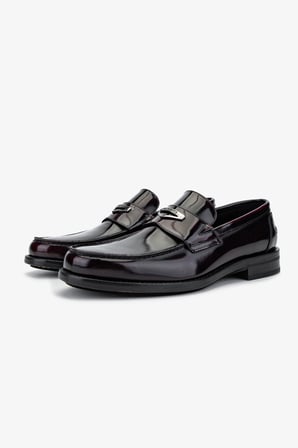 Valmenti Erkek Hakiki Deri Bordo Loafer Ayakkabı 1016 133 ERK AYK SK24-25 BORDO ACMA