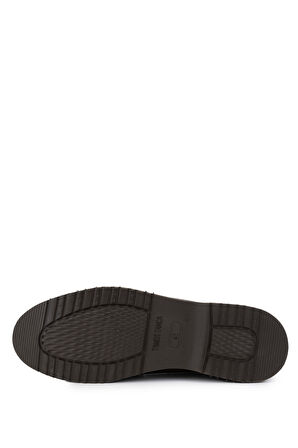 Tamer Tanca Erkek Hakiki Deri Kahverengi Loafer Ayakkabı 374 TNC-02 ERK AYK SK24-25 KHV FLTR/KROKO