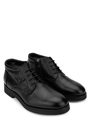 Mario Bruni Erkek Hakiki Deri Siyah Casual Bot 1024 14860 ERK BOT SK24-25 BLACK