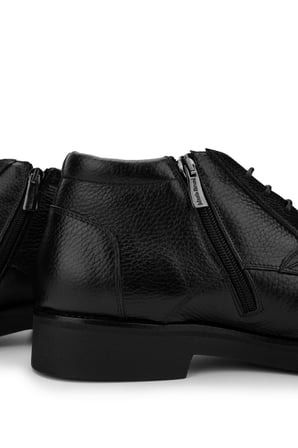 Mario Bruni Erkek Hakiki Deri Siyah Casual Bot 1024 14860 ERK BOT SK24-25 BLACK