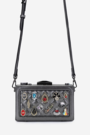 Valmenti Kadın Vegan Metalik Omuz Çanta 921 26905 BN CANTA SK24-25 PEWTER