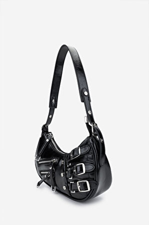 Valmenti Kadın Vegan Siyah Omuz Çanta 921 26878 BN CANTA SK24-25 BLACK