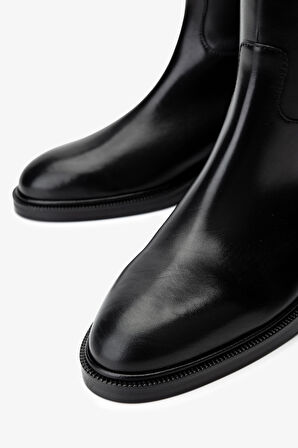 Valmenti Kadın Hakiki Deri Siyah Deri Casual Çizme 1046 22391 BN CZM SK24-25 SIYAH DR