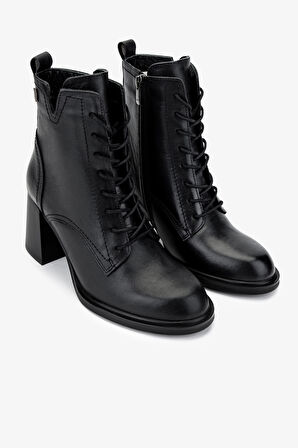 Valmenti Kadın Hakiki Deri Siyah Casual Bot 322 2453450 BN BOT SK24-25 SIYAH ANALIN