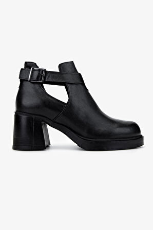 Valmenti Kadın Hakiki Deri Siyah Casual Bot 322 2452403 BN BOT SK24-25 SIYAH ANALIN