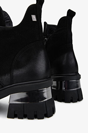 Valmenti Kadın Hakiki Deri Siyah Nubuk Casual Bot 322 2353905 BN BOT SK24-25 SIYAH NBK