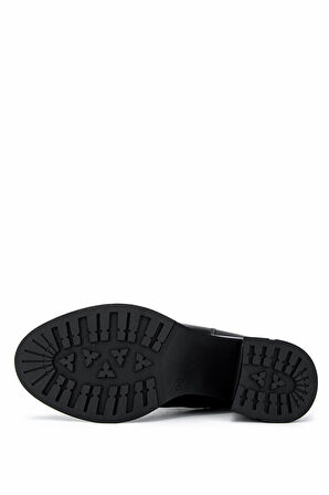 Tamer Tanca Kadın Hakiki Deri Siyah Deri Casual Bot 322 2452402 BN BOT SK24-25 SIYAH DR