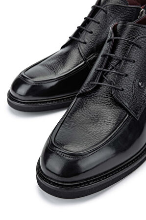 Tamer Tanca Erkek Hakiki Deri Siyah Klasik Bot 342 8980 ERK BOT SK24-25 SYH BFL/GYK