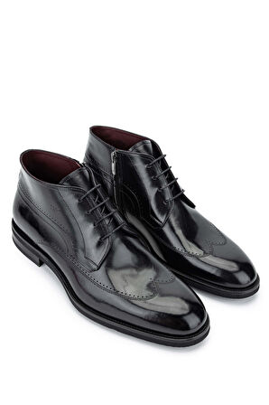 Tamer Tanca Erkek Hakiki Deri Siyah Klasik Bot 342 8974 ERK BOT SK24-25 SIYAH BFL