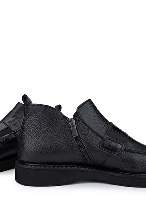 Tamer Tanca Erkek Hakiki Deri Siyah Klasik Bot 342 8927 ERK BOT SK24-25 SYH GYK/SYH BFL