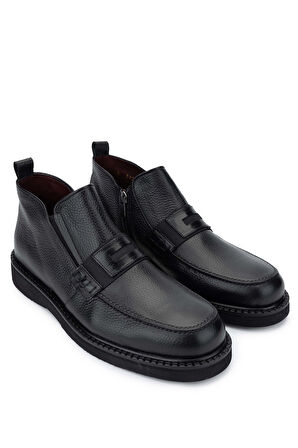 Tamer Tanca Erkek Hakiki Deri Siyah Klasik Bot 342 8927 ERK BOT SK24-25 SYH GYK/SYH BFL