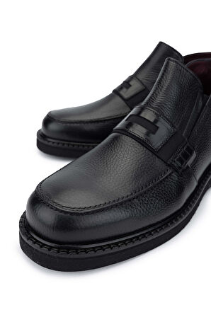 Tamer Tanca Erkek Hakiki Deri Siyah Klasik Bot 342 8927 ERK BOT SK24-25 SYH GYK/SYH BFL