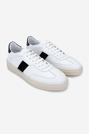 Valmenti Erkek Hakiki Deri Beyaz Sneakers & Spor Ayakkabı 698 1147-1 ERK AYK SK24-25 BEYAZ