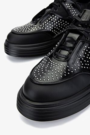 Valmenti Erkek Hakiki Deri Siyah Sneakers & Spor Ayakkabı 698 1139-2 ERK AYK SK24-25 SIYAH ZMB