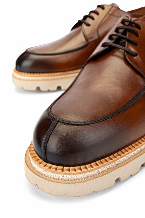 Tamer Tanca Erkek Hakiki Deri Taba Casual Ayakkabı 987 131 ERK AYK SK24-25 TABA FNSJ