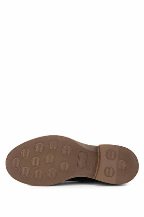 Tamer Tanca Erkek Hakiki Deri Kahverengi Casual Bot 987 133K ERK BOT SK24-25 KAHVE DR