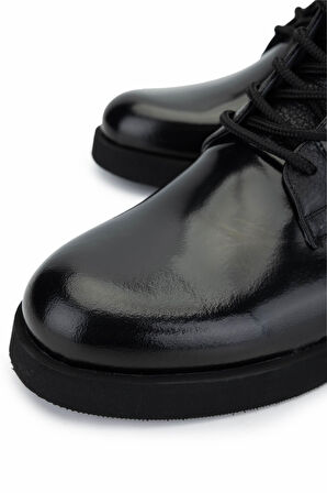 Tamer Tanca Erkek Hakiki Deri Siyah Açma Casual Bot 987 134K ERK BOT SK24-25 SIYAH ACMA