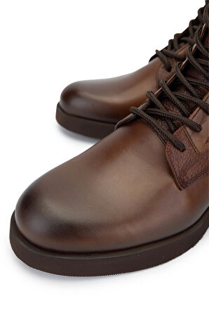 Tamer Tanca Erkek Hakiki Deri Taba Deri Casual Bot 987 134K ERK BOT SK24-25 TABA DR