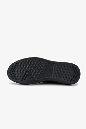Valmenti Erkek Hakiki Deri Siyah Kroko Sneakers 537 3467 ERK AYK SK24-25 SIYAH KROKO