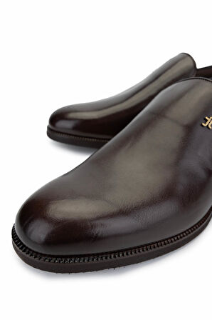 Tamer Tanca Erkek Hakiki Deri Kahverengi Loafer Ayakkabı 1047 8356 ERK AYK SK24-25 KAHVE BFL