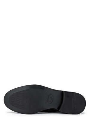 Tamer Tanca Erkek Hakiki Deri Siyah Bot Ayakkabı 477 64137 ERK AYK SK24-25 SIYAH GYK/BFL