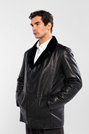 Tamer Tanca Erkek Hakiki Deri Siyah Jumbo Deri Mont 1000 2009 ERK DERIMONT SK24/25 SIYAH JUMBO