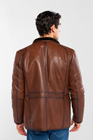 Tamer Tanca Erkek Hakiki Deri Kahverengi Deri Mont 1000 2010 ERK DERIMONT SK24/25 KAHVE JUMBO