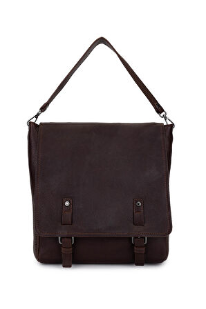 Bruno Rossi Bag Erkek Hakiki Deri Kahverengi Sırt Çantası 1048 332 ERK CANTA SK24-25 COFFEE