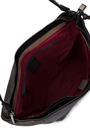 Bruno Rossi Bag Erkek Hakiki Deri Taupe Sırt Çantası 1048 332 ERK CANTA SK24-25 NERO/TAMP