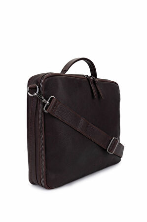 Bruno Rossi Bag Erkek Hakiki Deri Kahverengi Evrak Çantası 1048 330 ERK CANTA SK24-25 COFFEE